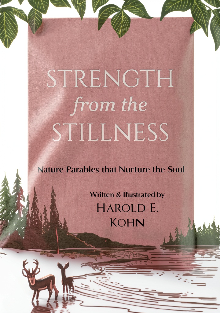 'Christian devotional book cover with nature imagery'