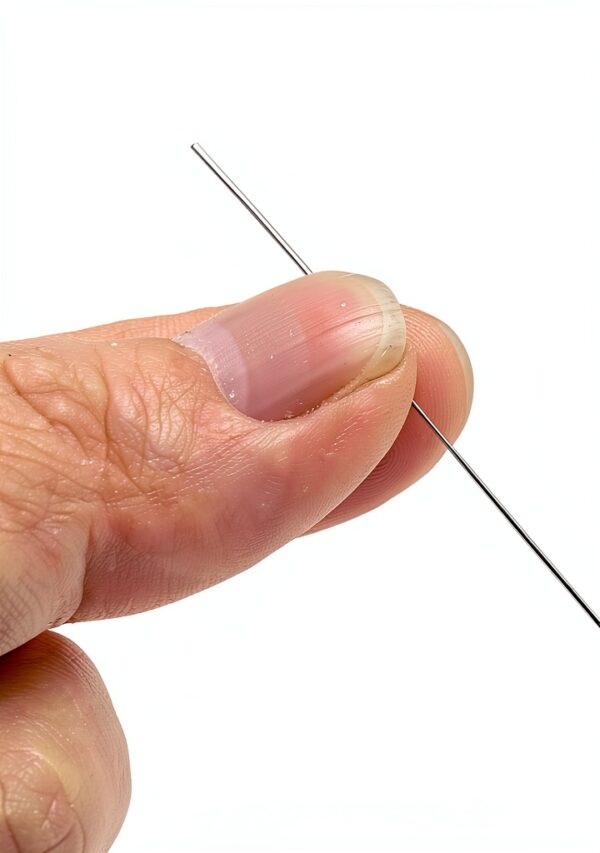 Pin Gauge Tungsten Carbide 0.1mm Silver Industrial-3