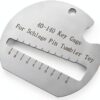 Schlake Key Gauge Stainless Steel Pin Gauge Tool-0