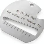 Schlake Key Gauge Stainless Steel Pin Gauge Tool-0