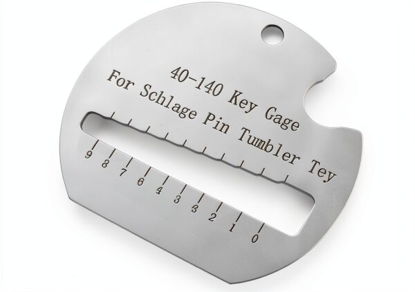Schlake Key Gauge Stainless Steel Pin Gauge Tool-0