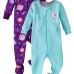 Baby Girls Cotton Footed Pajamas The Childrens Place Snug-0