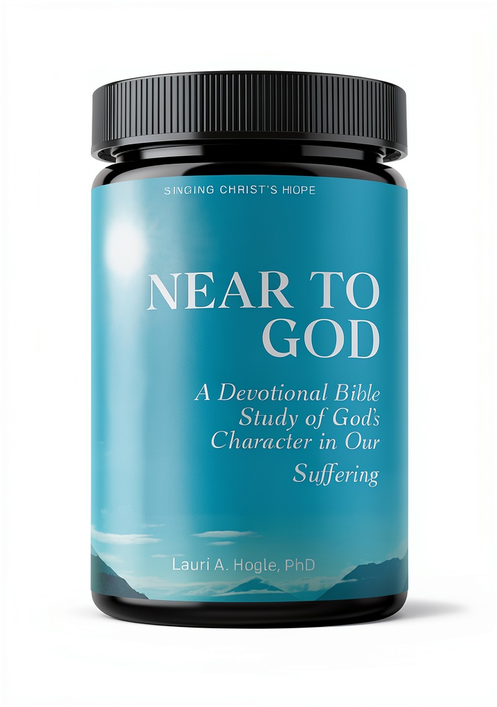 Christian devotional eBook open on a tablet showing meditation content