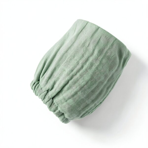 Pavo Baby Girl Green Smocked Romper Cotton Long Sleeve-4