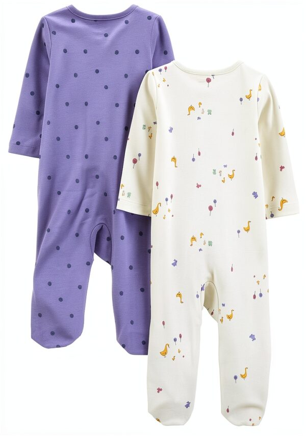Carters Baby Girls Cotton Sleep Play Outfits 2 Pack-1
