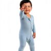 Bab Gender Neutral Baby Pajamas Dual Zipper Stretchable-5