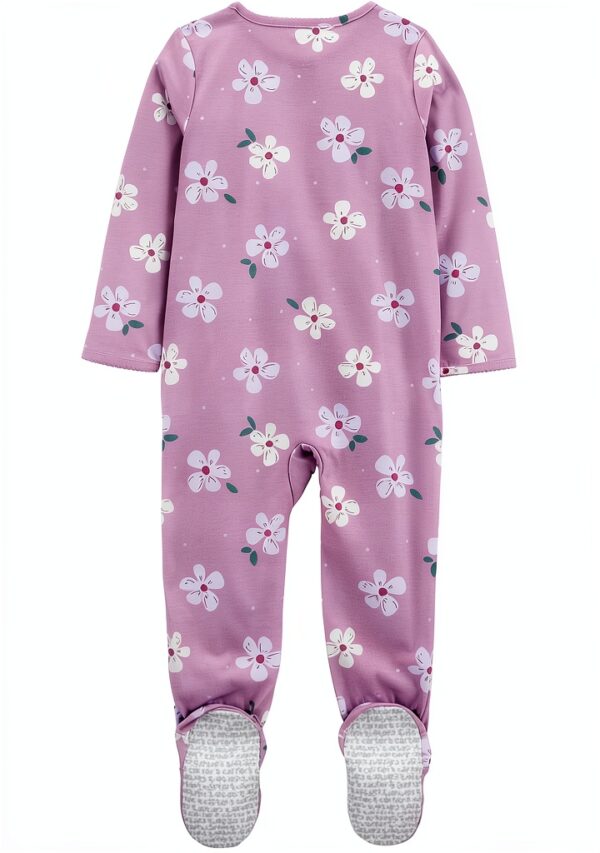 Carters Baby Girls Footed Pajamas 3-Pack Loose Fit Full-1