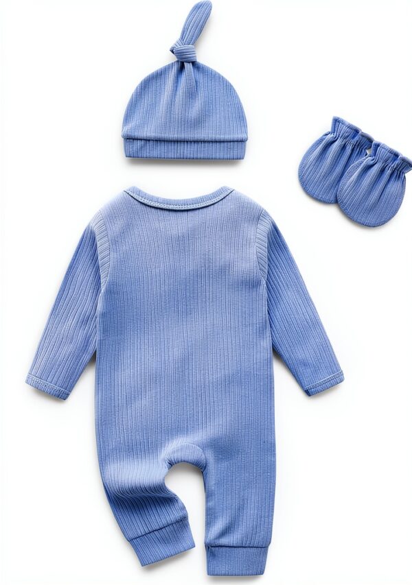 Jomixa Newborn Romper Soft Fabric Unisex Coming Home Outfit-1