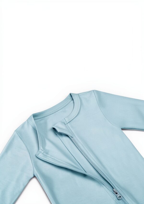 Bab Gender Neutral Baby Pajamas Dual Zipper Stretchable-1