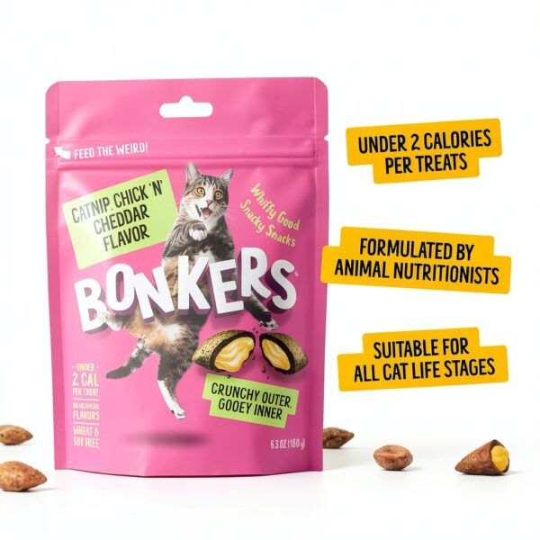 Catnip Bites ZURU Cat Treats Chicken Cheddar Flavor-4