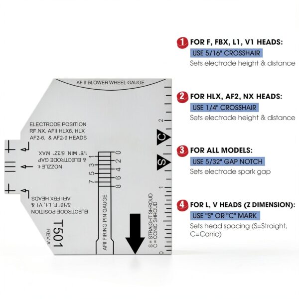 Feekoon T501 Multipurpose Gage HVAC Tool Precision Setup-3