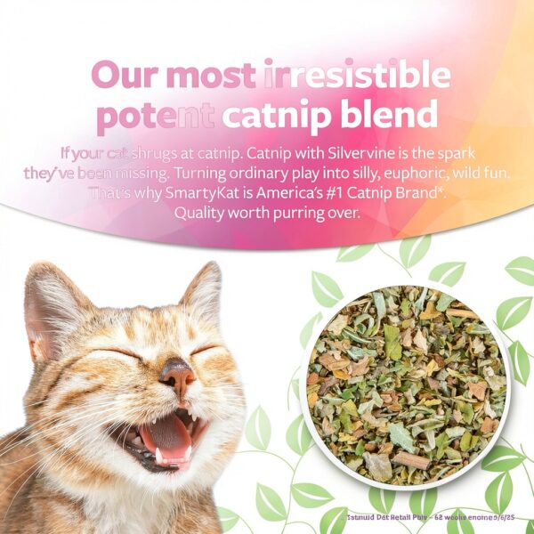 Catnip Silvervine Blend SmartyKat Cat Toy Enhancer-3