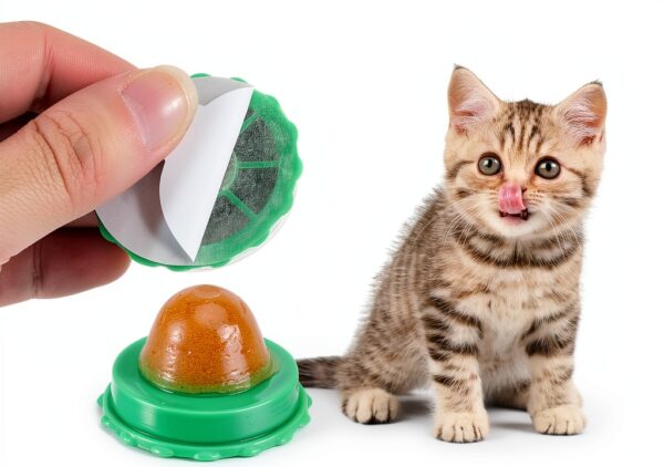 Cat Treat Ball Balacoo Interactive Lickable Toy-1