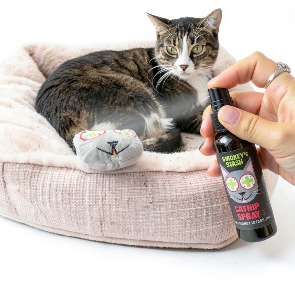 Smokey's Stash Organic Catnip Spray 2oz Fresh-1