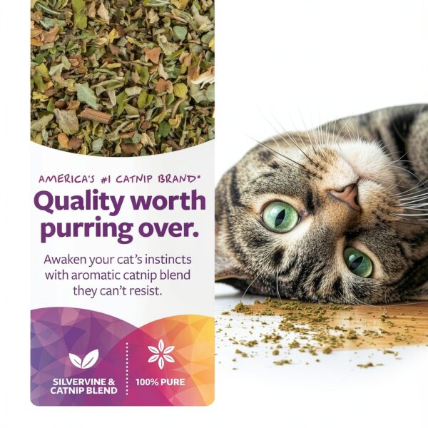 Catnip Silvervine Blend SmartyKat Cat Toy Enhancer-1