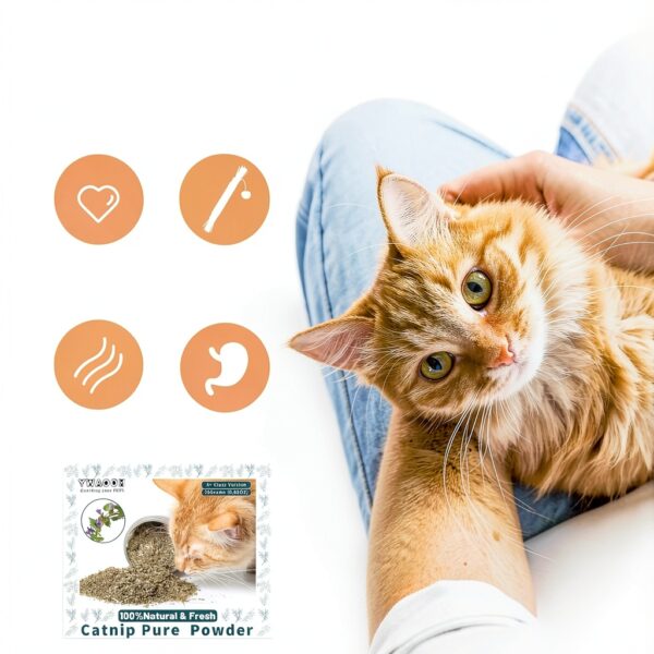 Catnip Powder YWAOOH Premium Leaf Only for Cats-5