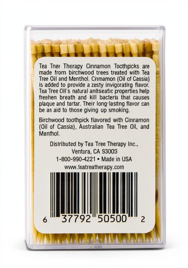 Tea Tree Therapy Toothbrush Birchwood Cinnamon with Menthol-1
