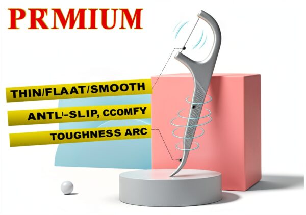 Premium Dental Picks Travel Floss Sticks 14 Pack Portable Flosser-6