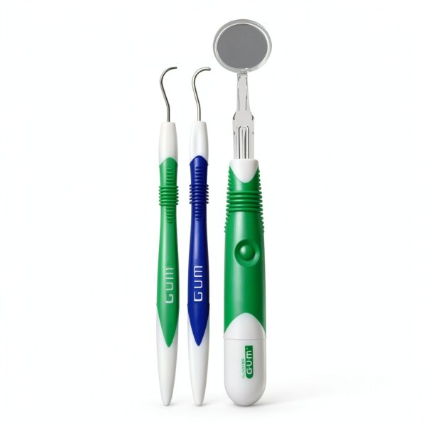 GUM Dental Cleaning Kit Professional Stainless Steel Tools with-2