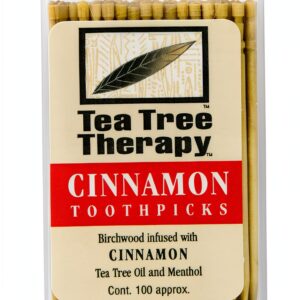 Tea Tree Therapy Toothbrush Birchwood Cinnamon with Menthol-0