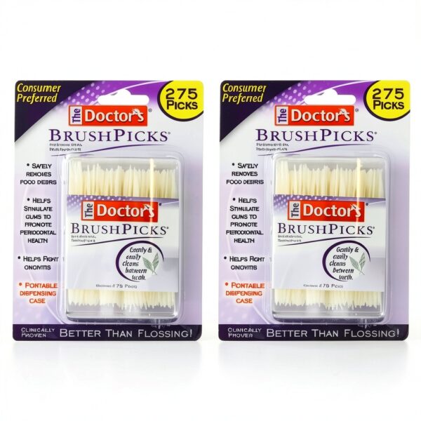 Dental Floss Pick SG Model SG_B07DQSXXP7_US with Gum Care Bristles-0